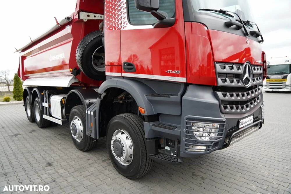Mercedes-Benz AROCS 4145 / 8x8 / BASCULATOR SPATE / KH KIPPER / MANUAL / ANVELOPE 100% / EURO 6 - 13