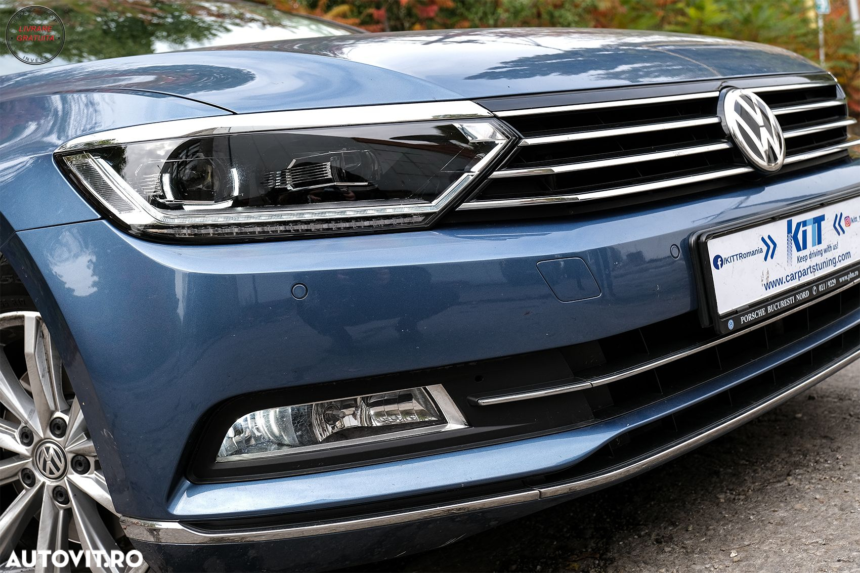 Faruri Full LED Dinamic VW Passat B8 3G (2014-2019) Matrix Look- livrare gratuita - 19