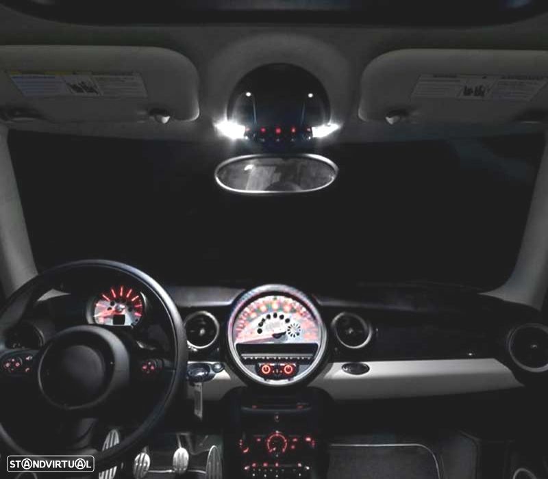 KIT COMPLETO 12 LAMPADAS LED INTERIOR PARA MINI COOPER CABRIO CONVERTIBLE R57 09-15 - 2