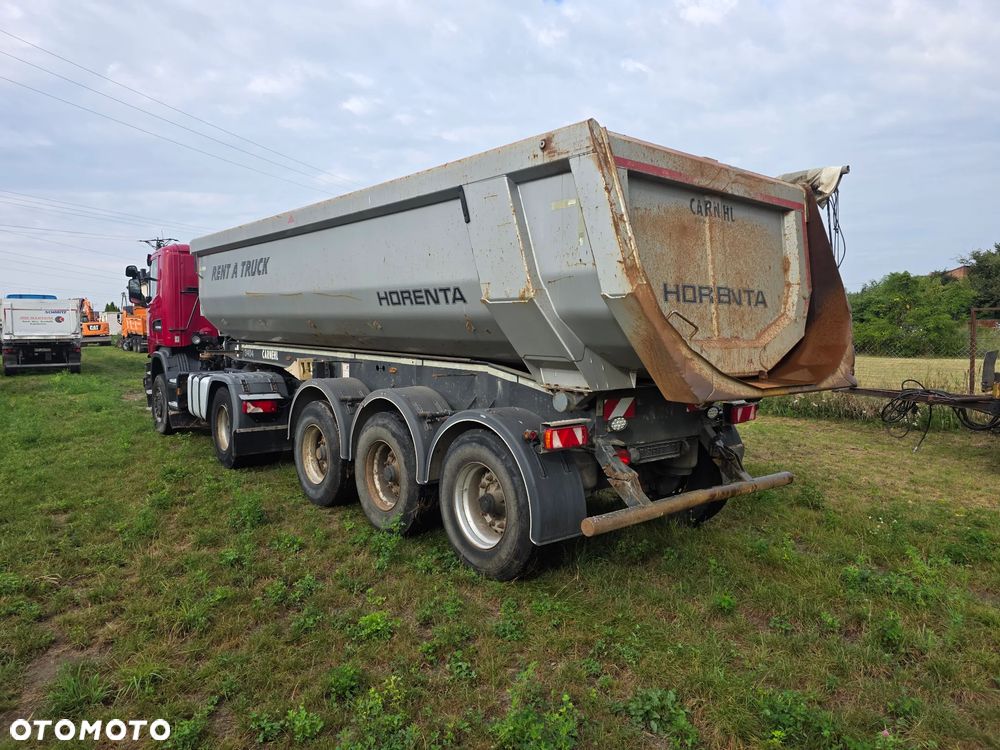 Scania G 410 4x4 + Carnhel Stalowa 26m3  z Niemiec - 9