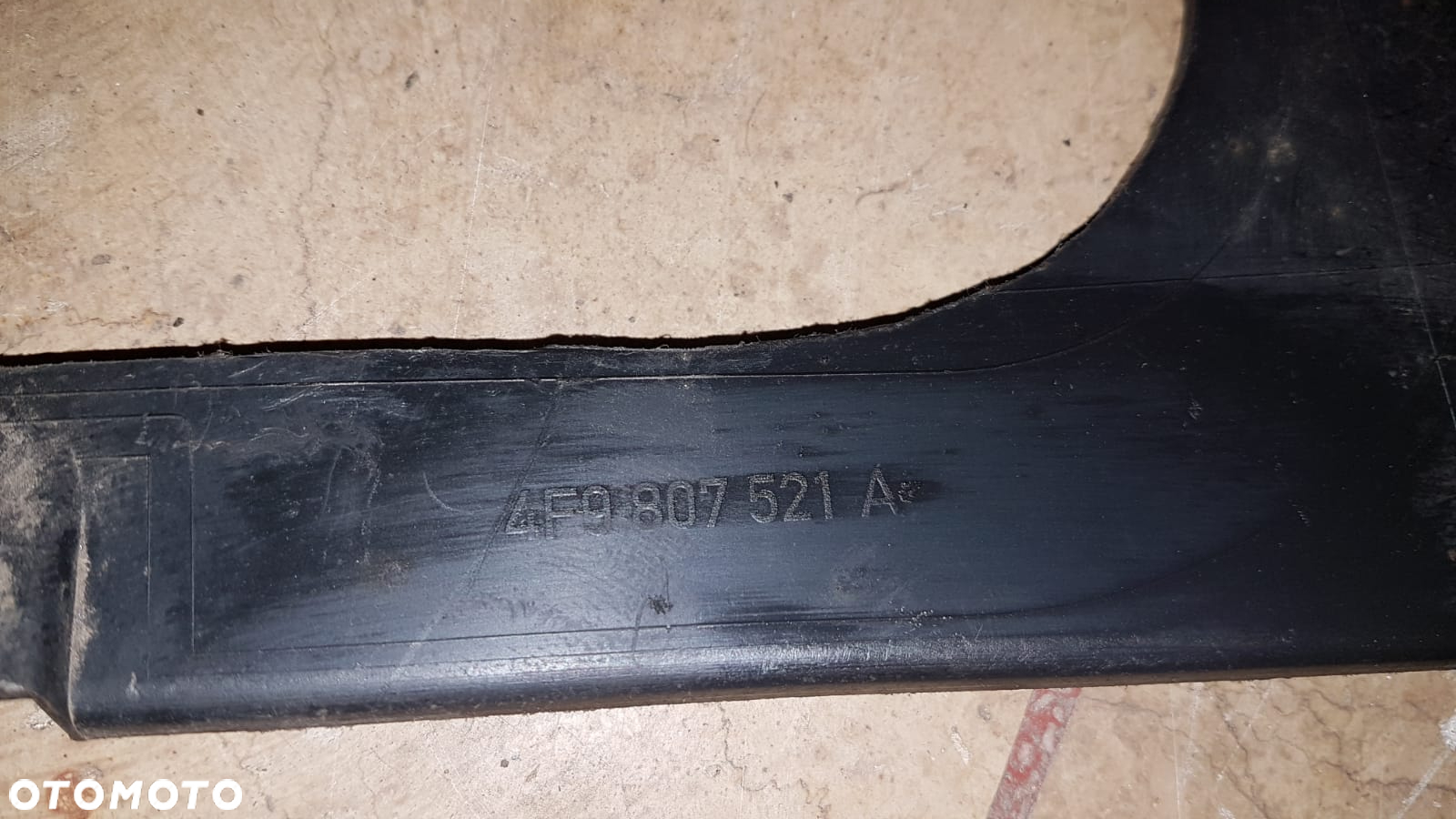SPOJLER ZDERZAKA TYLNEGO AUDI A6 C6 08-11 SEDAN 4F0807521A - 3