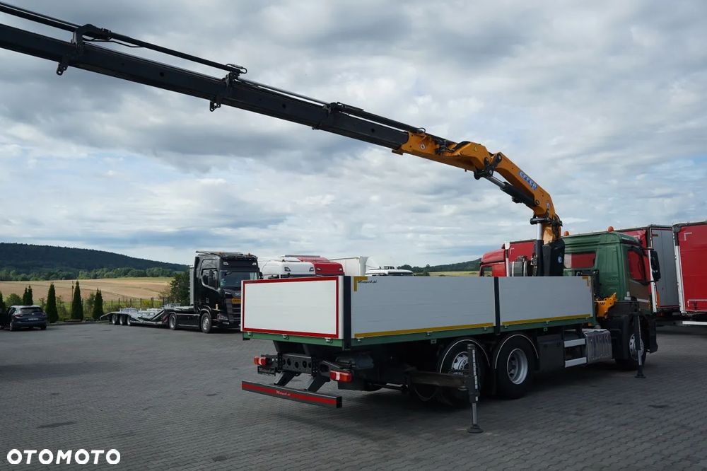 Mercedes-Benz ANTOS 2540 / 6x2 / SKRZYNIOWY 6,4 M / HDS EFFER CRANE 265 / MAX UDŹWIG 7 475 KG / PILOT / OŚ SKRETNA -PODNOSZONA / EURO 6 - 6