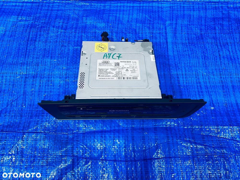 TUNER RADIO CZYTNIK JEDNOSTKA NAWIGACJI MULTIMEDIA MMI AUDI A6 A7 C7 2011- ; 4G0035192HX 4G0035192G ORYGINAŁ - 7