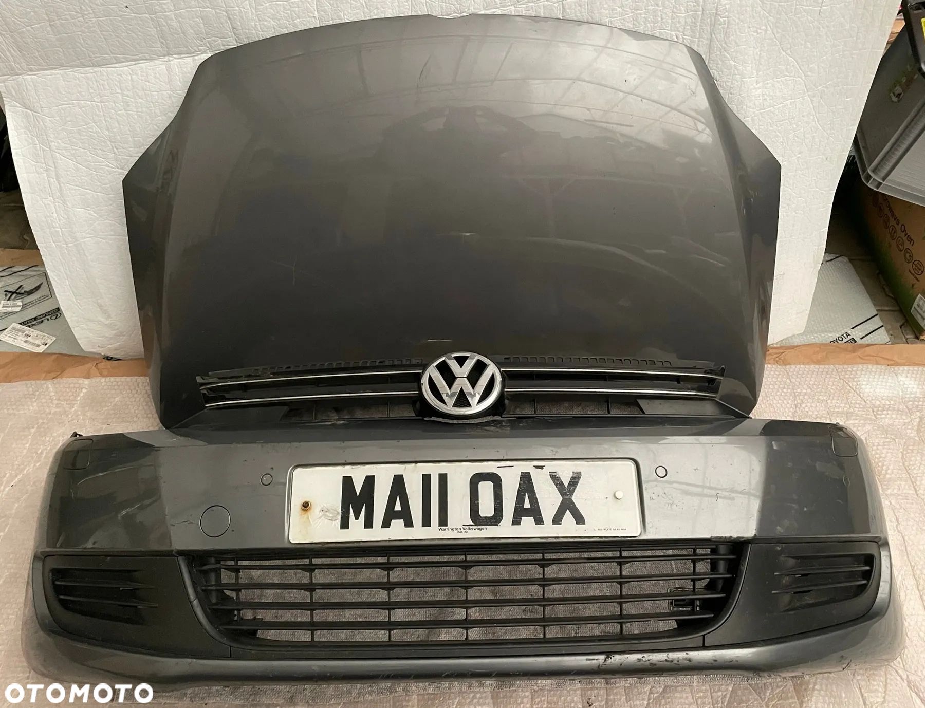 VW Golf 6 VI 5M Plus zderzak przód spryskiwacze pdc maska - 1