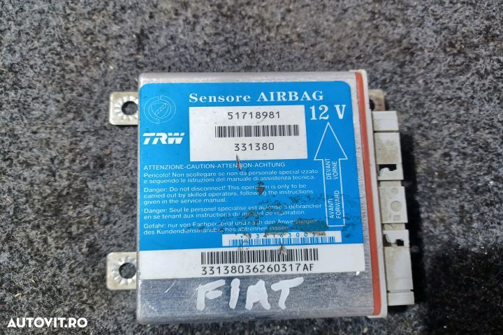 Calculator airbag 51718981 Fiat Albea 1 [2002 - 2012] Sedan 1.4 MT (7 - 4