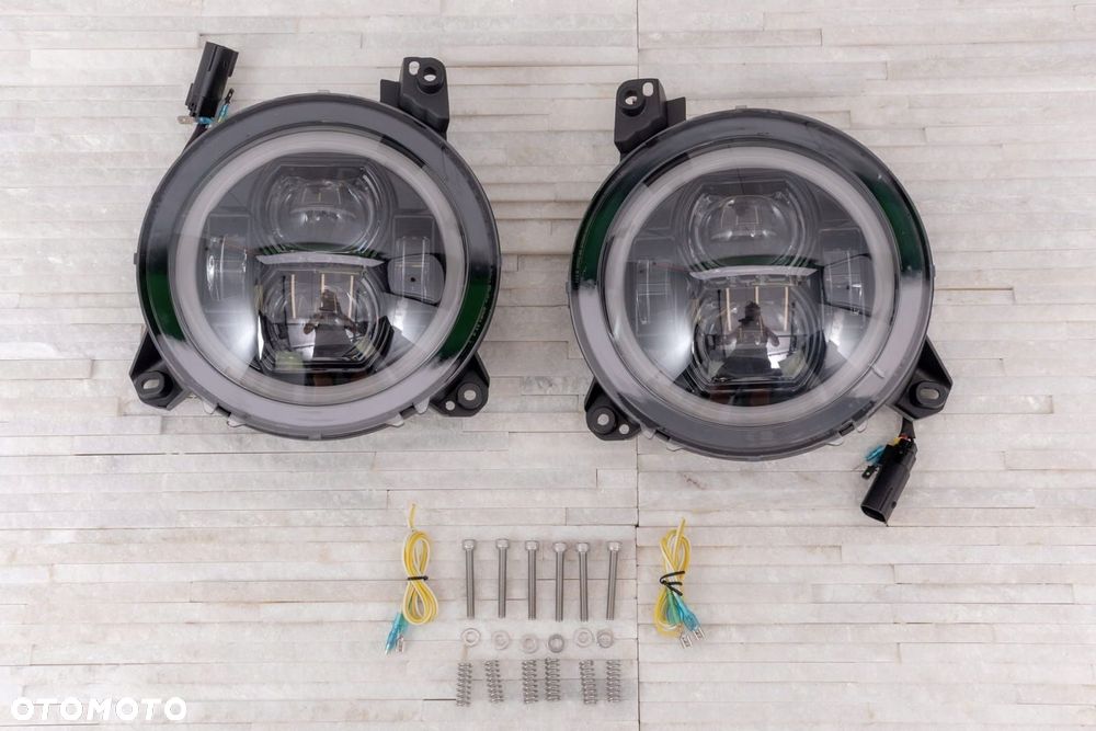 lampy przednie led 9 jeep wrangler jl 2018+ - 7