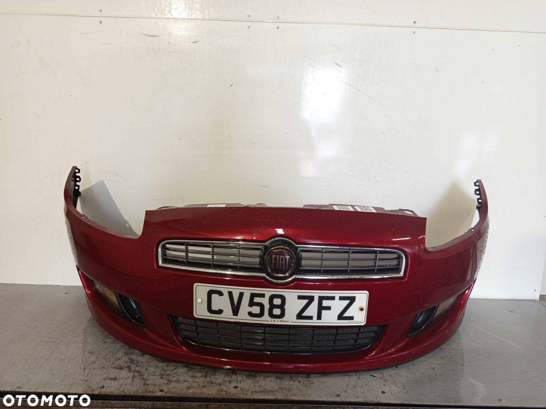 + ZDERZAK PRZÓD PRZEDNI DO FIAT BRAVO II 2 HB 106/B BORDO BORDOWY HALOGENY - 1