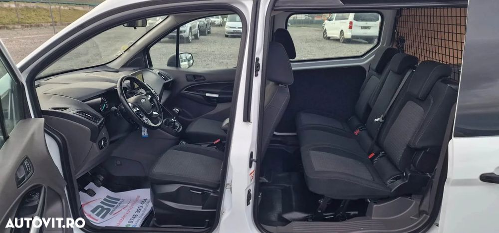 Ford TRANSIT Connect, maxi - mixt VAN, L2, 1.5 tdci, 100 CP, 5 loc si marfa, NAVI, Clima, camera, euro 6c, 201.000 km,  10/2018 (serie 2019) - 18