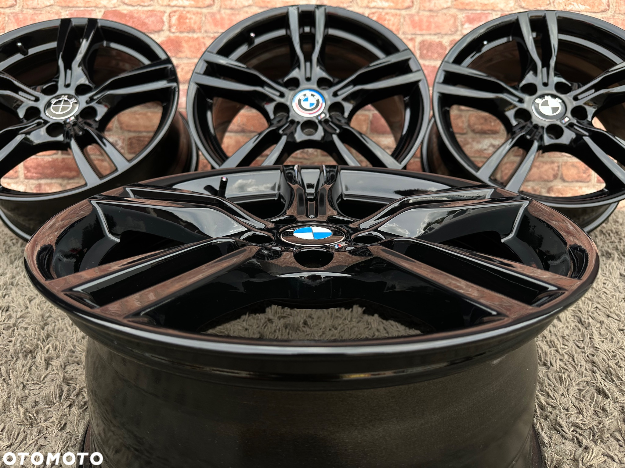 Czarne oryginalne felgi BMW 18 5x120 3 F30 F34 E90 4 2 E46 Z3 Z4 F10 F20 E87 styling 400 M pakiet 8j ET34 8.5j ET47 441 alufelgi Black piano 7845880 - 15