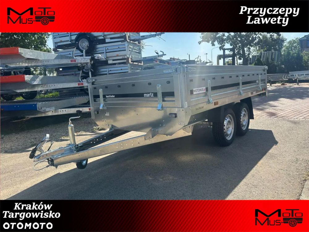 Martz Przyczepa Martz Hochlader 300/2 DMC 750 kg 300x150x40 2 osie wszystkie burty otwierane - 1
