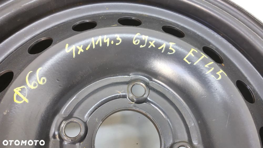 Nissan Felgi Stalowe 4x114.3 ET 45  6Jx15 - 5