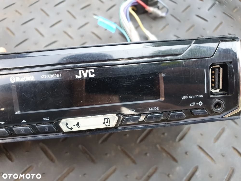 RADIOODTWARZACZ RADIO SAMOCHODOWE JVC KD-X362BT BLUETOOTH USB AUX - 4