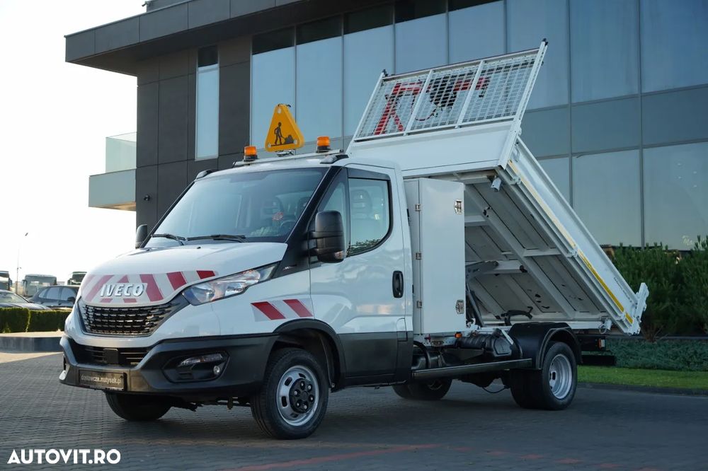 Iveco DAILY 35-160 / BASCĂLĂTOARE 3 PAGINI OȚEL / DUBLU / MANUALĂ / IMPORTATĂ / EURO 6 - 3