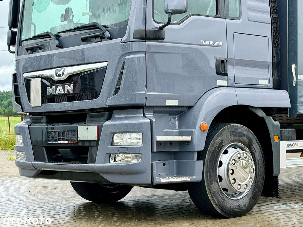 MAN TGM 18.290 / FIRANKA / 20 EUROPALET / AUTOMAT / 210 TYŚ KM / 10 025 KG ŁADOWNOŚCI / EURO 6 / 12.2018 / SPROWADZONY / JAK NOWY - 10