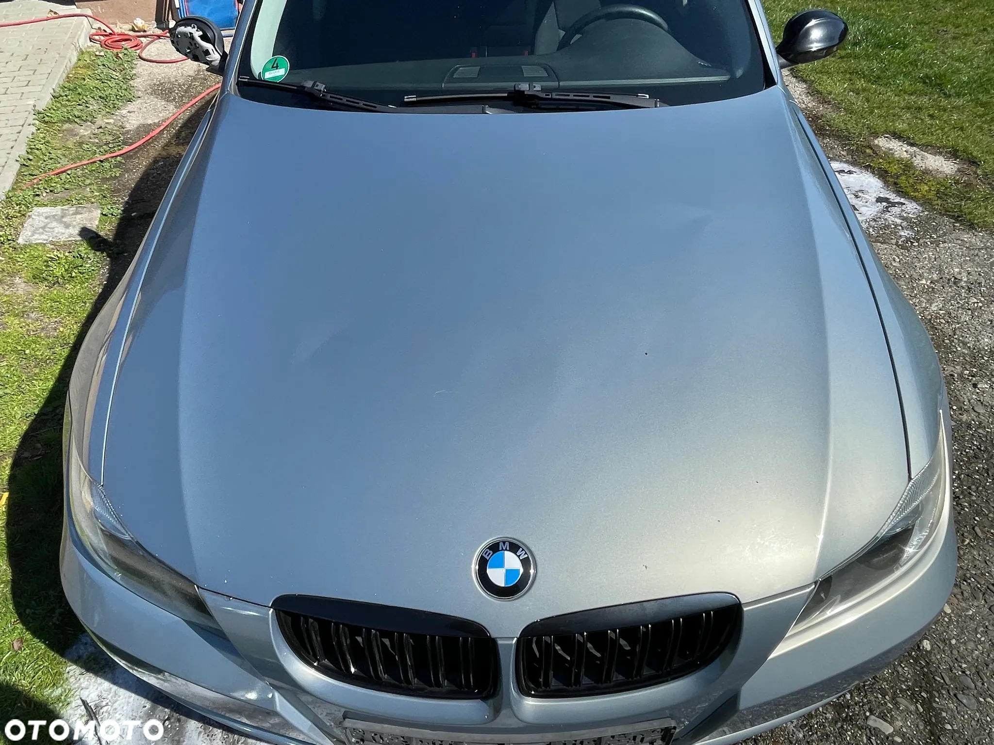 MASKA ZDERZAK PRZÓD BMW E90 SEDAN 2.0 N46B20B A34 ARKTIS METALLIC TITANSILBER - 2