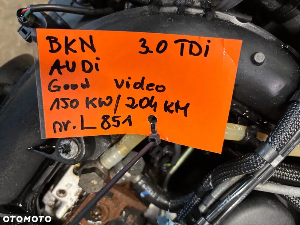 Silnik kompletny  3.0 tdi Bkn Audi film video a4 BKN 204PS - 4