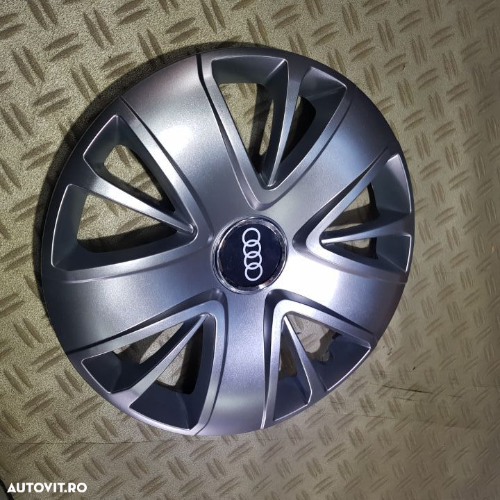Capace roti AUDI A3,A4,A5,A6 R15 la set de 4 buc,Capace janata aliaj - 3