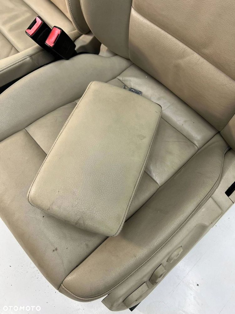 Komptel skórzanych, elektrycznych foteli z boczkami Audi A6 S6 C6 4F - 14