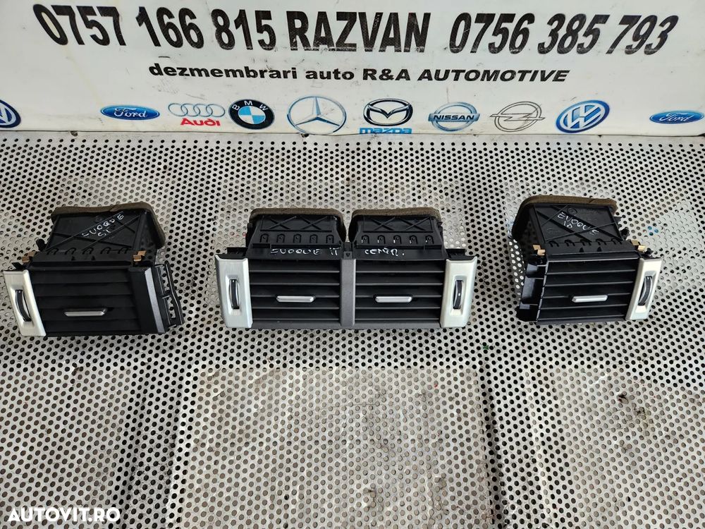 Grile Grila Aerisire Ventilatie Bord Range Rover Evoque An 2012-2013-2014-2015-2016-2017-2018 Volan - 2