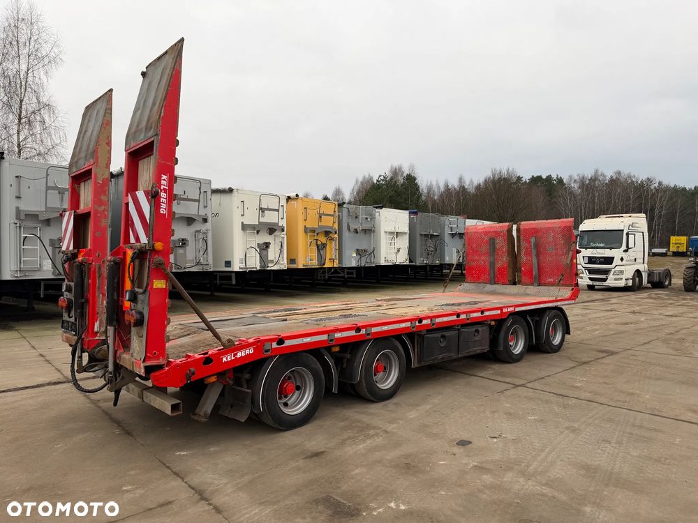 Kel-Berg Przyczepa Niskopodwoziowa 4 osie Najazdy Hydrauliczne 2012 rok - 3