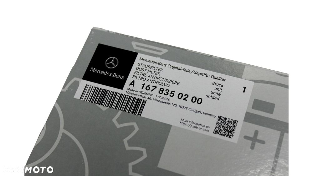 MERCEDES GLE GLS C167 X167 V167 Filtr powietrza - 4