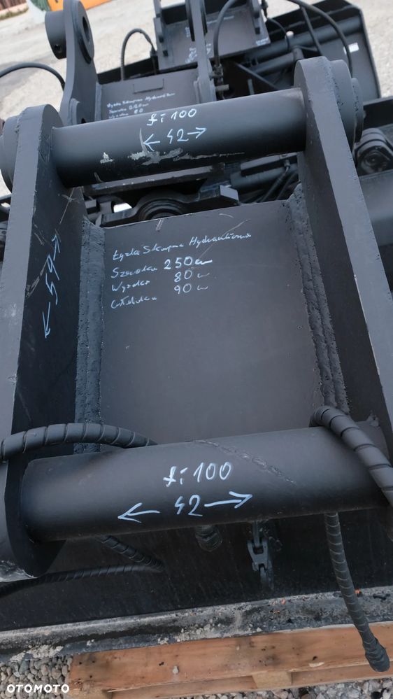 łyżka skarpowa  hydrauliczna duża 250cm do koparki 35-45 ton - 6