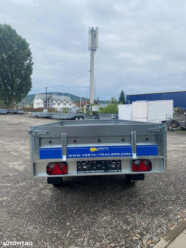 Vesta Remorca auto cu doua axe , 750 kg ,300/150/37cm - 7