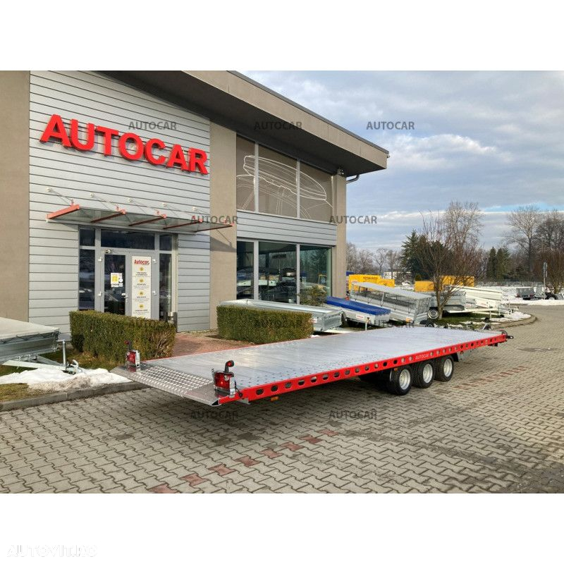 Wiola L35G65P Trailer transport auto cu sistem de franare basculabile cu trei axe ALU - 3