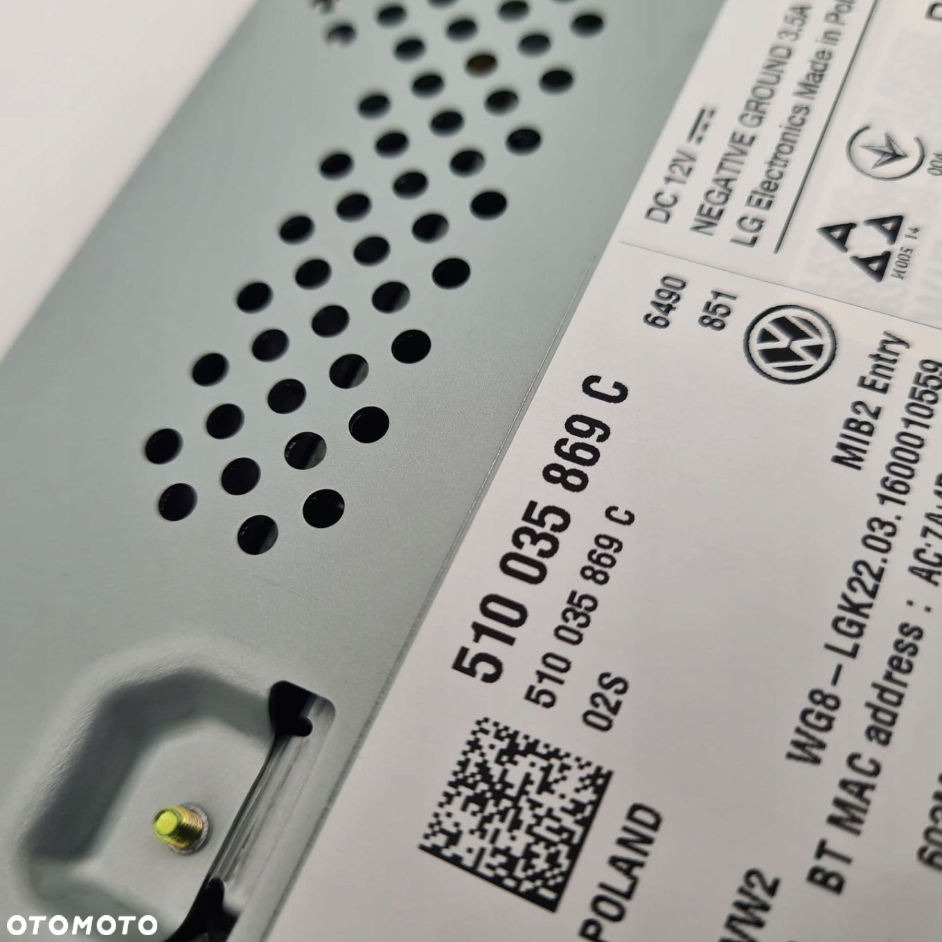 NOWE ORG RADIO CD SD BLUETOOTH VW GOLF SPORTSVAN - 3