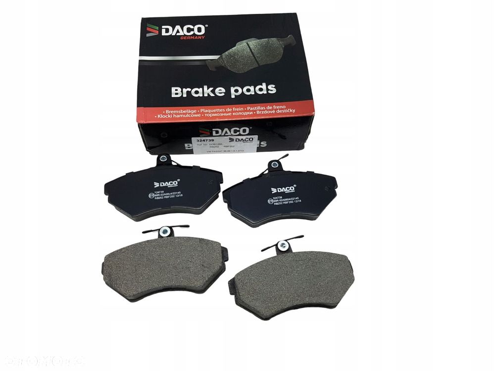 TARCZE KLOCKI PRZÓD AUDI A4 B5 B6 B7 VW PASSAT B5 - 3