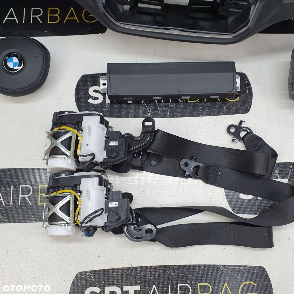 BMW G30 G31 HEAD UP NITKA DESKA ROZDZIELCZA KONSOLA KOKPIT PULPIT PODUSZKI AIRBAG AIR BAG PASY KIT SET - 7