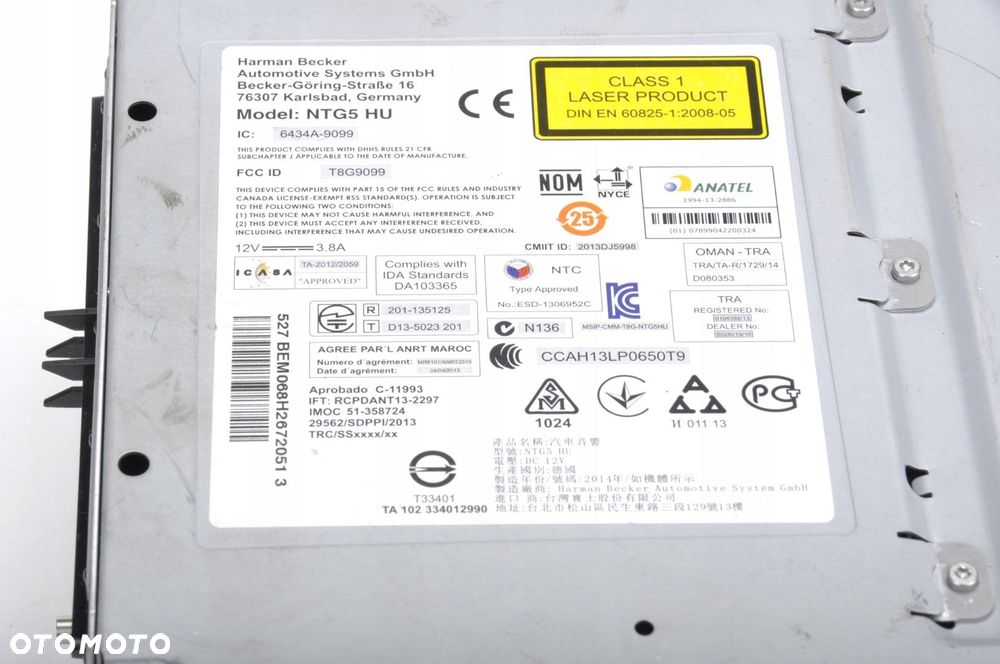 MERCEDES AMG GT S C190 RADIO NAWIGACJA A2059002134 - 2