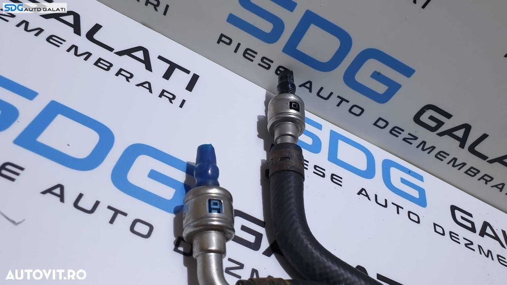 Set Conducta Conducte Furtun Furtunuri Alimentare Tur Retur Filtru Combustibil Motorina Volkswagen Golf 6 1.6 TDI CAYB CAYC 2008 - 2014 Cod 1K0130295AB 1K0130295AH - 2