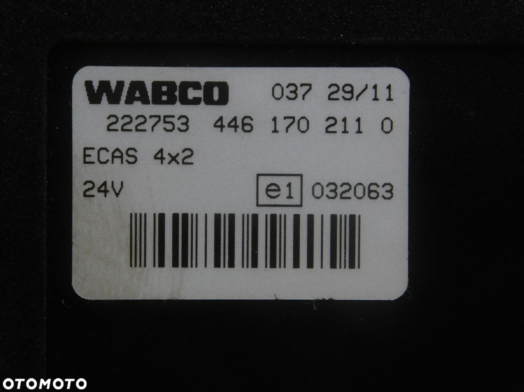 4461702110 Moduł Sterownik Ecas Wabco Iveco Stralis 440 Km 2007 - 2