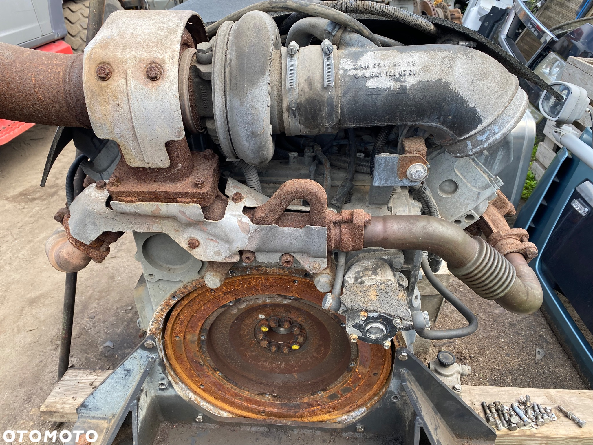 Silnik Mercedes V6 OM501LA Przesiewacz Rebak zamiatarka itp - 7