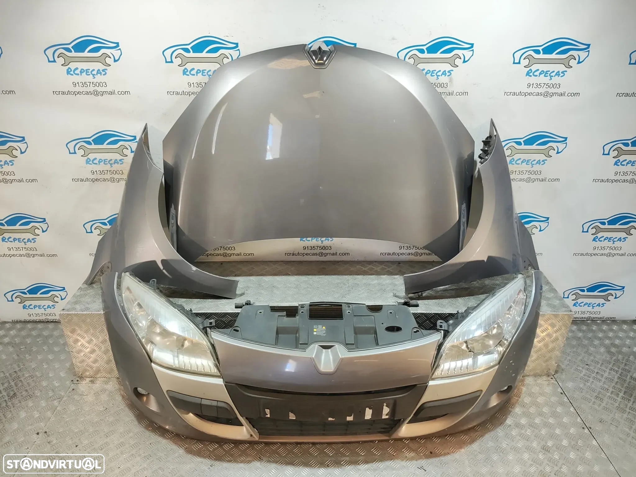 Frente completa Renault Megane 3 Coupe - Parachoques | Parachoque | Radiador | Radiadores | Guarda Lamas | Lama | Capot | Capo | Fibra | Reforço | Otica | Otica | Grelhas - 10
