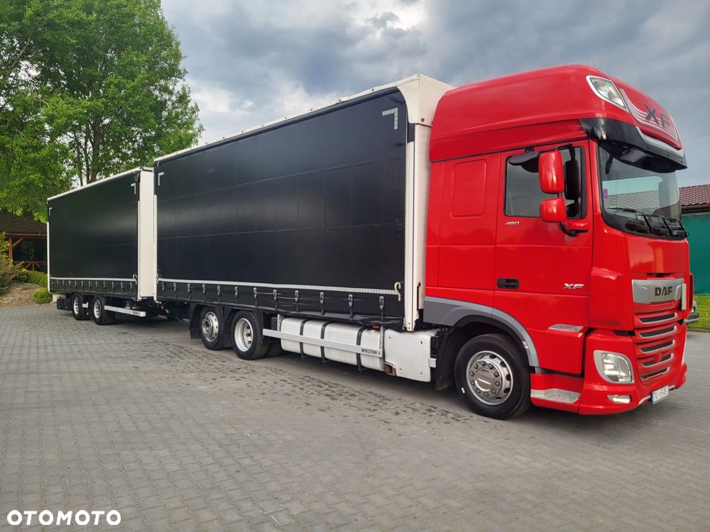 DAF XF480 Super Space Zestaw Przejazdowy Krajowy