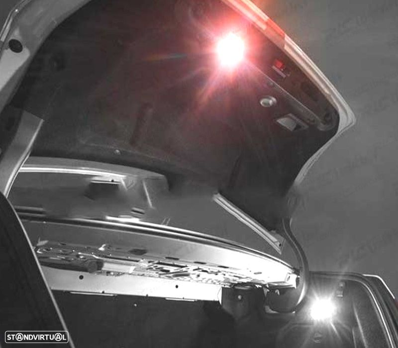 KIT COMPLETO 19 LAMPADAS LED INTERIOR PARA MERCEDES CLASE C W204 SEDAN C230 C250 C280 C300 C350 C63 - 3