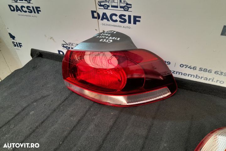 Lampa / Tripla stop dreapta pe aripa 5K0945258 Volkswagen VW Golf 6 [ - 2
