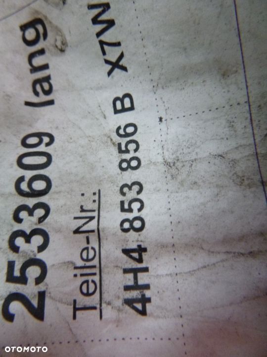 Audi A8  LONG Listwa Nakładka Progowa 4H4853855B 4H4853856B - 12