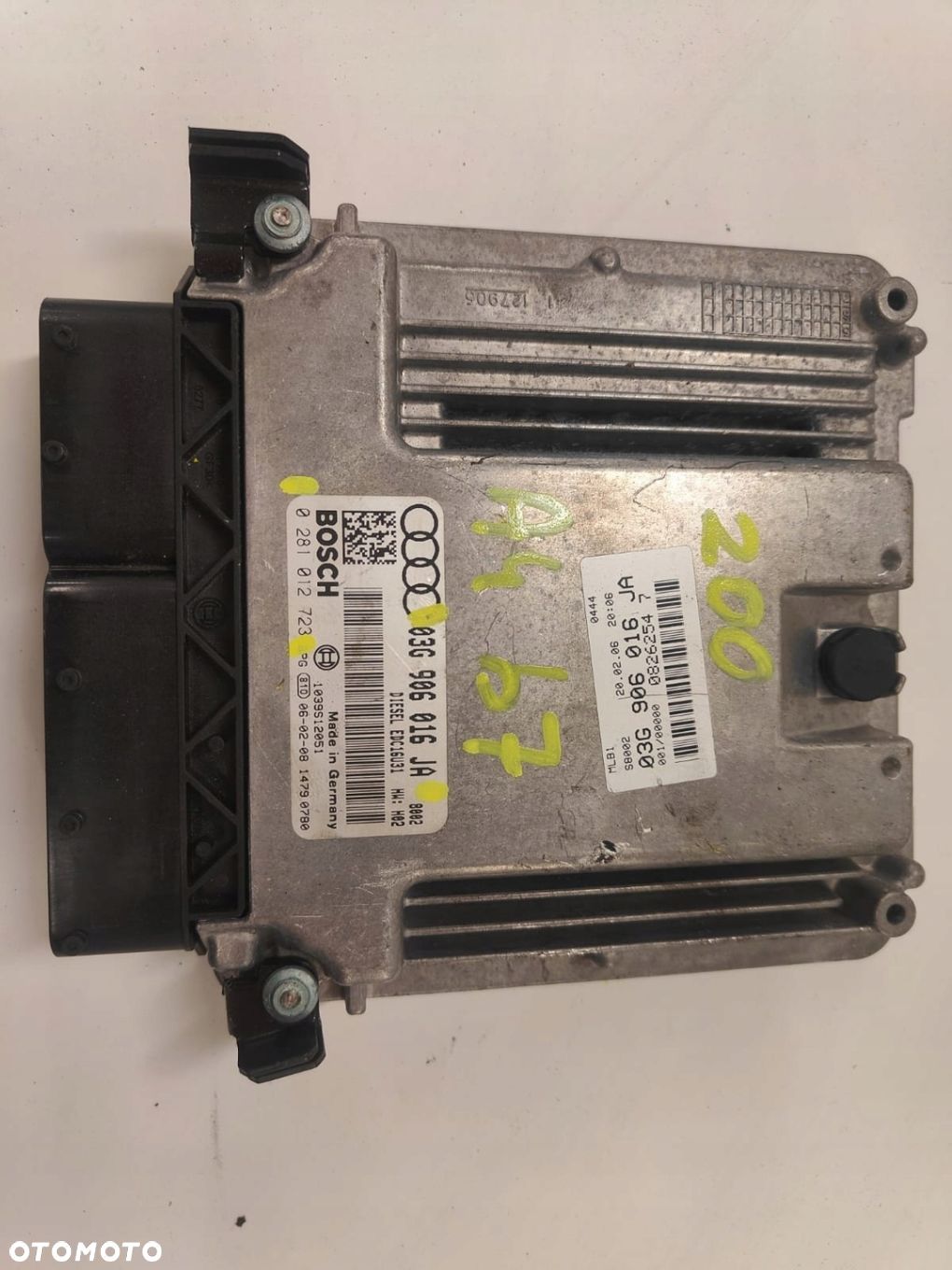 Audi a4 b7 03G906016JA KOMPUTER STEROWNIK SILNIKA - 1
