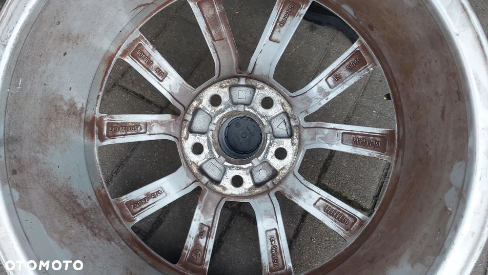 KOMPLET FELG ALUMINIOWYCH SKODA 17" 7J 5L0601025K ET45 5X112 - 5