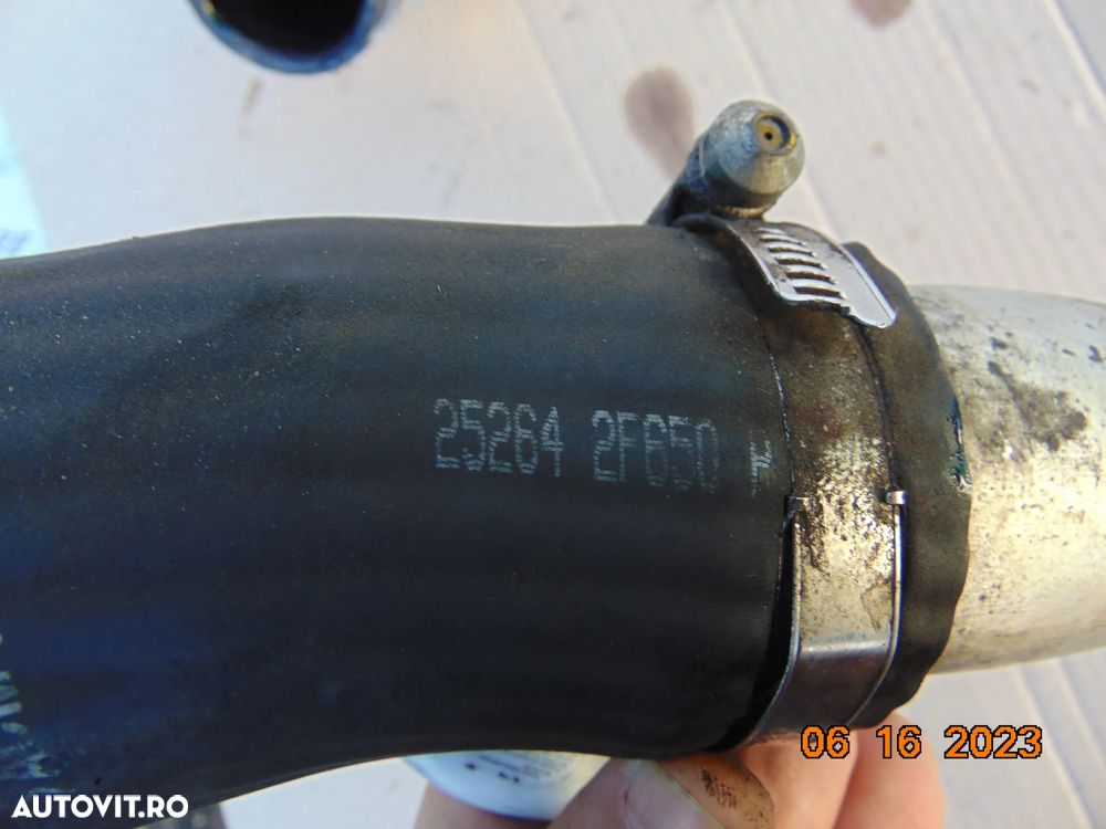 Furtun intercooler Hyundai 2.0 euro 5 euro 6 tucson ix35 santa fe Kia sportage sorento 2.0 conducta - 3