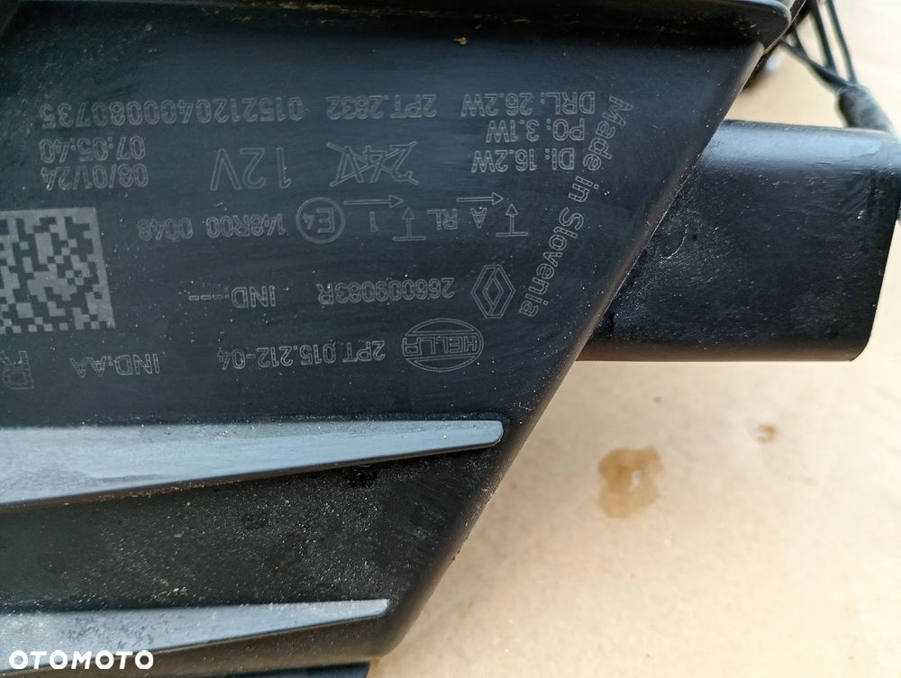 RENAULT MEGANE V E-TECH LAMPA LED DRL PRAWA 266009083R ORYGINAŁ - 6