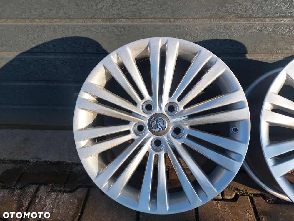 OPEL INSIGNIA A FELGI ALUMINIOWE R18 8J ET42 5X120 ORYGINAŁ GM PROSTE! ODŚWIEŻONE - 5
