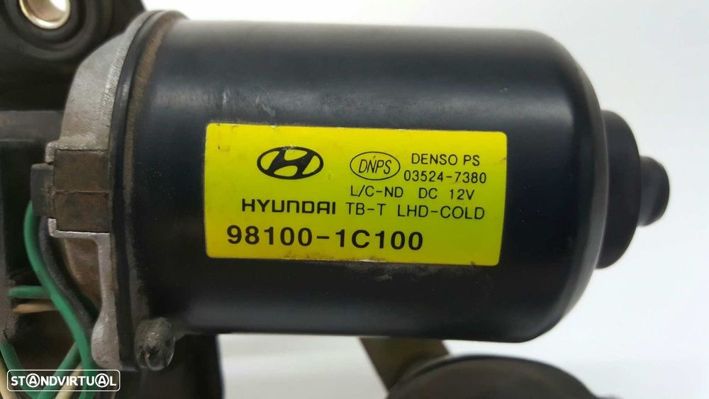 MOTOR LIMPA-VIDROS FRONTAL HYUNDAI GETZ (TB) 1.5 CRDI - 4