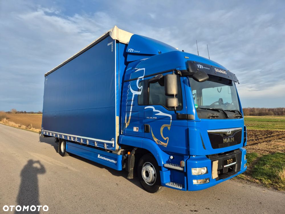 MAN TGL 12.250 cena za ZESTAW TANDEM UNIKAT przebieg z Niemiec MANUAL HAK / EURO 6 / przyczepa zestaw jumbo / opony 80% - 12