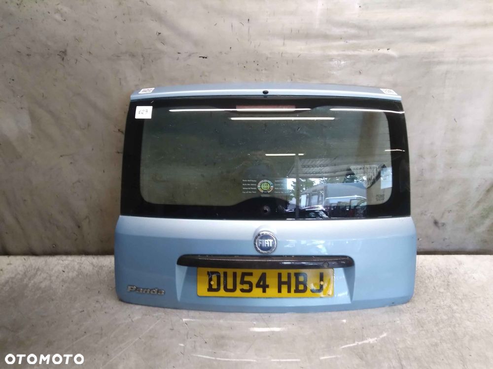 / KLAPA TYŁ TYLNA BAGAŻNIKA DO FIAT PANDA 2 II 737/A BŁĘKITNA - 1