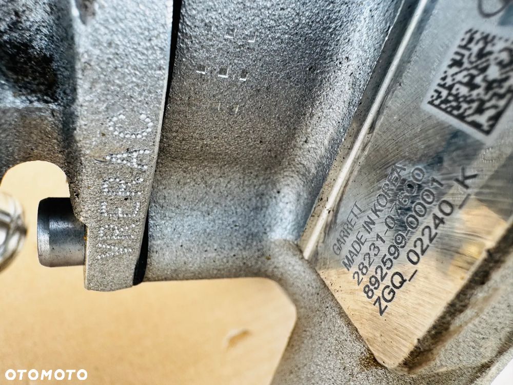 TURBOSPRĘŻARKA HYUNDAI KIA 28231-07600 89299-0001 ZGQ-02240_K - 4