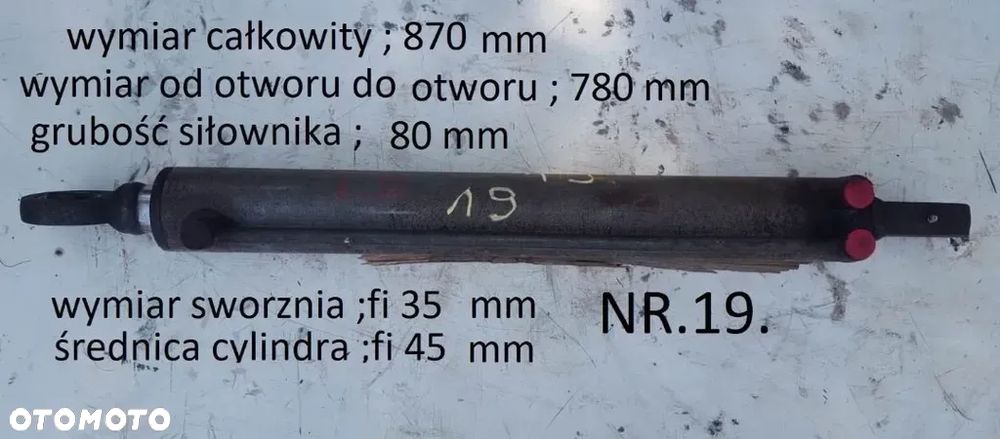 SIŁOWNIK HYDRAULICZNY STABILIZATOR HDS KIPER WYWROT IVECO DAILY - 11